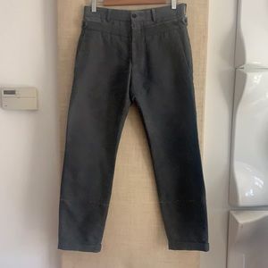 RARE 2002 resin coated double waistband Homme plus